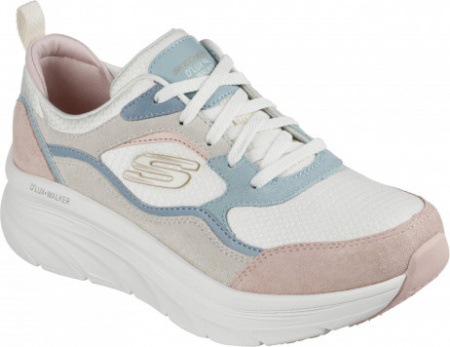 Кроссовки женские Skechers D'LUX WALKER Women's sport shoes белый/розовый Кроссовки женские Skechers D'LUX WALKER Women's sport shoes белый/розовый
