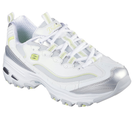 Кроссовки женские Skechers D'lites - Chromatic белый 150246-WSLM
