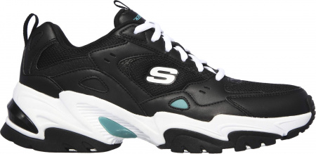 Кроссовки мужские Skechers STAMINA V2 Men's sport shoes черный/зеленый Кроссовки мужские Skechers STAMINA V2 Men's sport shoes черный/зеленый
