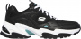 Кроссовки мужские Skechers STAMINA V2 Men's sport shoes черный/зеленый Кроссовки мужские Skechers STAMINA V2 Men's sport shoes черный/зеленый