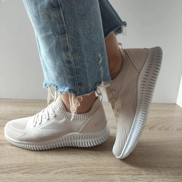 Кроссовки женские Skechers BOBS GEO LITE бежевый 117427-NAT