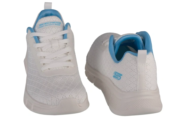 Кроссовки женские Skechers Bobs Sport B Flex Quick Pivot белый/голубой 117328-OFWT